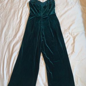 Green Velvet Giani Bini Jumpsuit